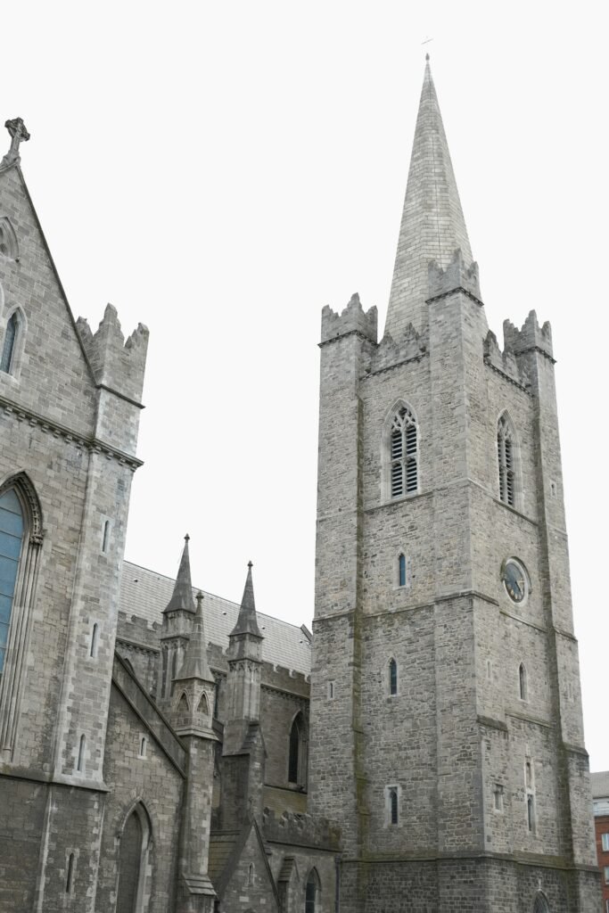 St. Patrick's Cathedral in Dublin, Ireland, a landmark of Gothic architecture.